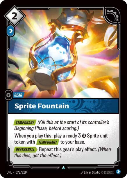 Unleashed - 078/219 - Sprite Fountain - Uncommon