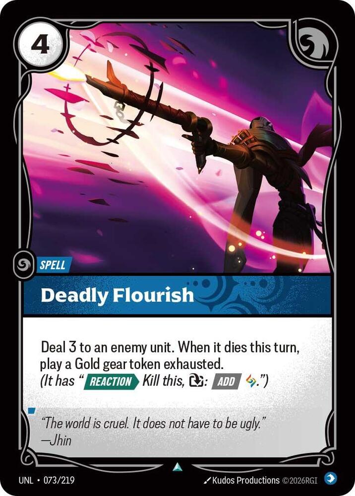 Unleashed - 073/219 - Deadly Flourish - Uncommon