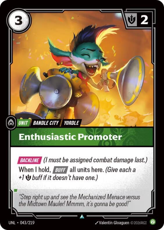 Unleashed - 043/219 - Enthusiastic Promoter - Uncommon