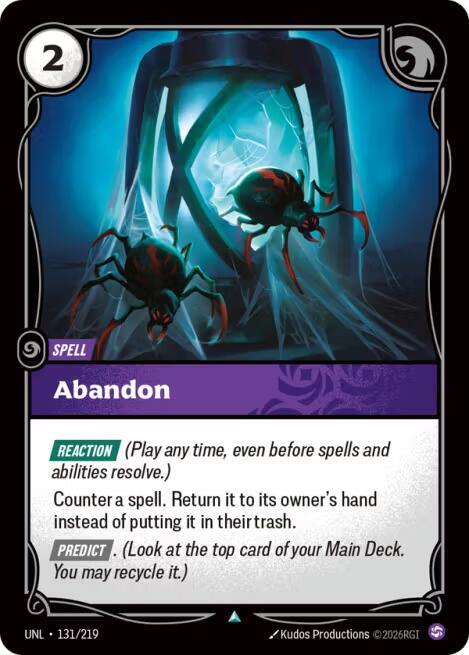 Unleashed - 131/219 - Abandon - Uncommon