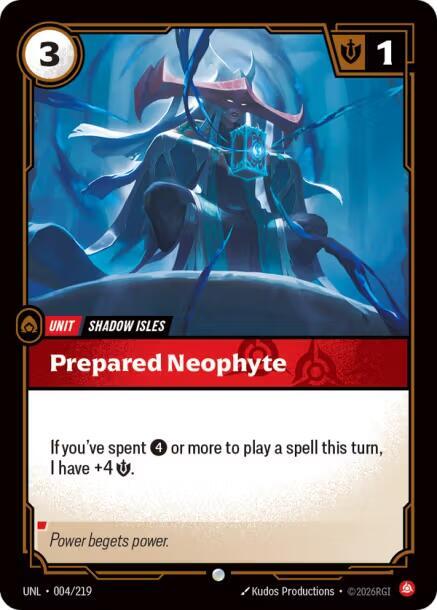 Unleashed - 004/219 - Prepared Neophyte - Common