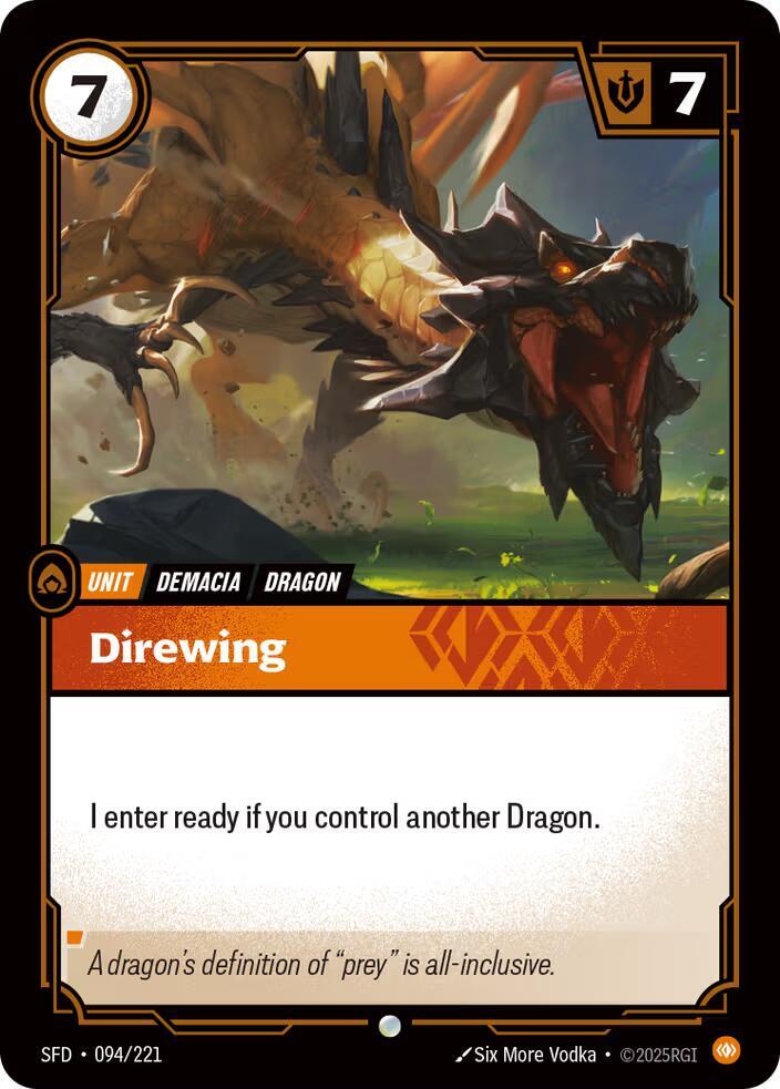 Spiritforged - 094 - Direwing - Common - Foil