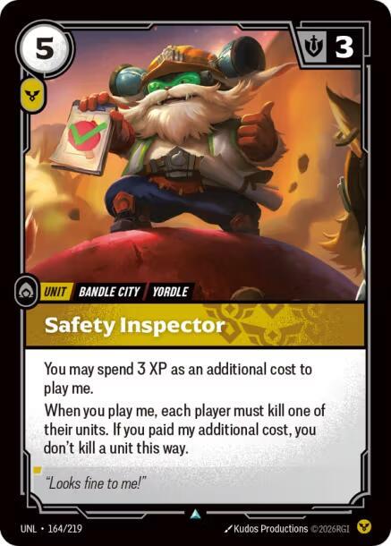Unleashed - 164/219 - Safety Inspector - Uncommon