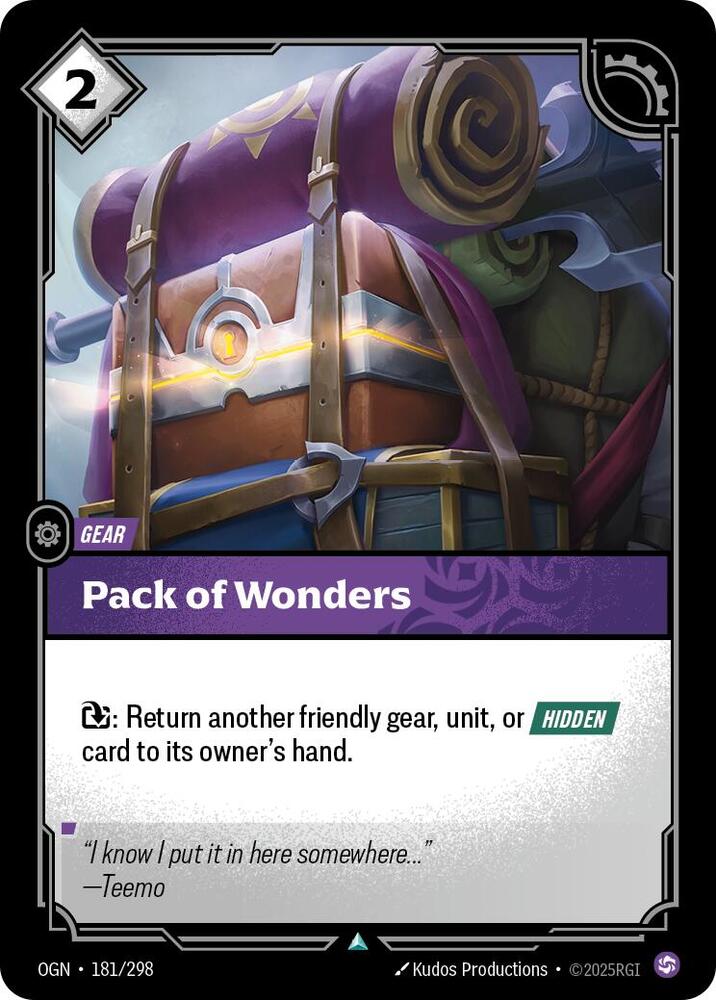 Origins - 181 - Pack of Wonders - Uncommon - Foil