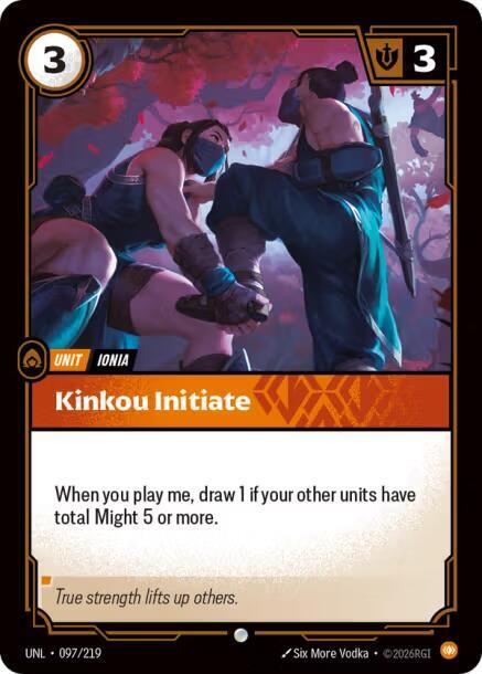 Unleashed - 097/219 - Kinkou Initiate - Common