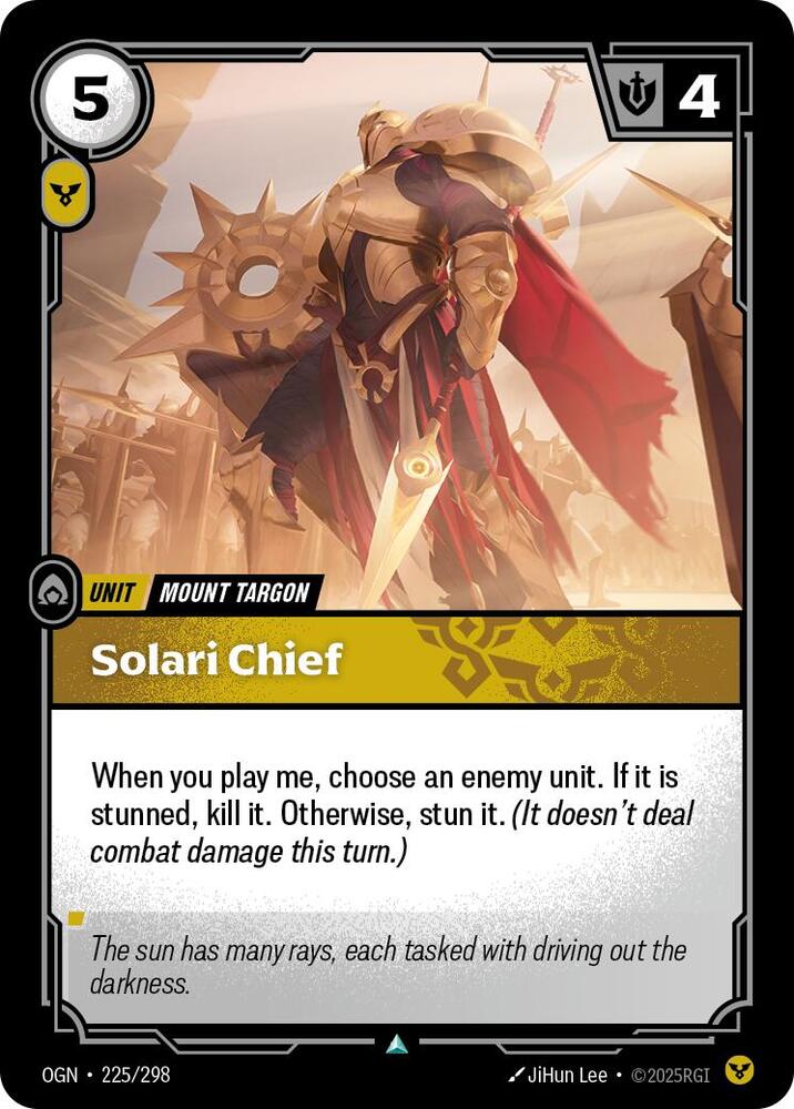 Origins - 225 - Solari Chief - Uncommon - Foil