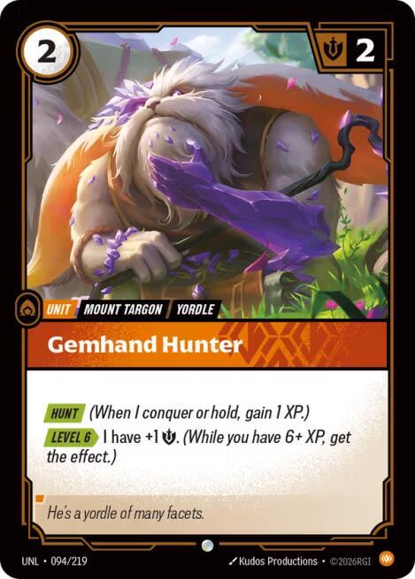 Unleashed - 094/219 - Gemhand Hunter - Common