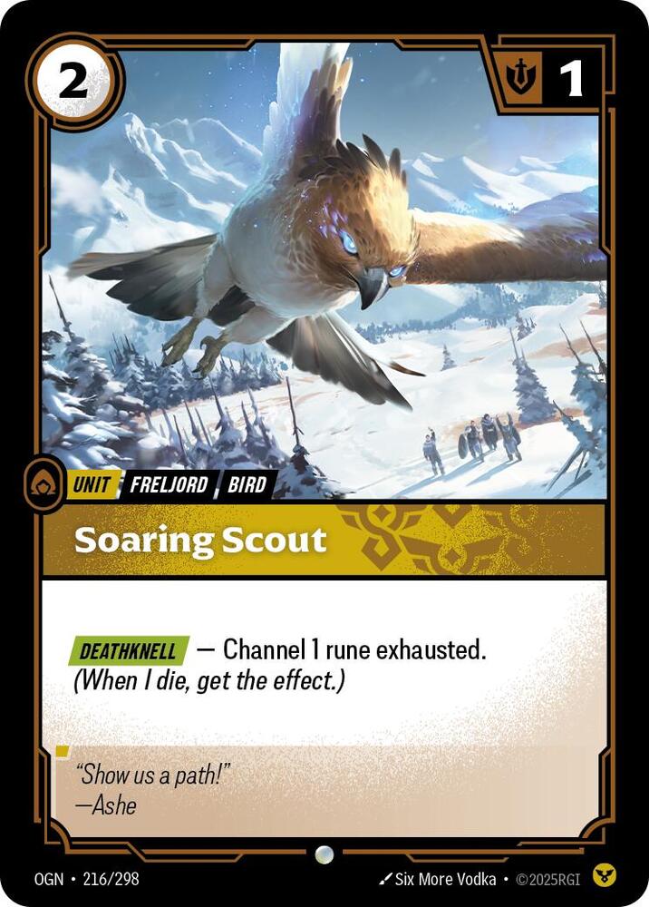 Origins - 216 - Soaring Scout - Common - Foil