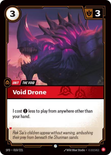Spiritforged - 010 - Void Drone - Common - Foil