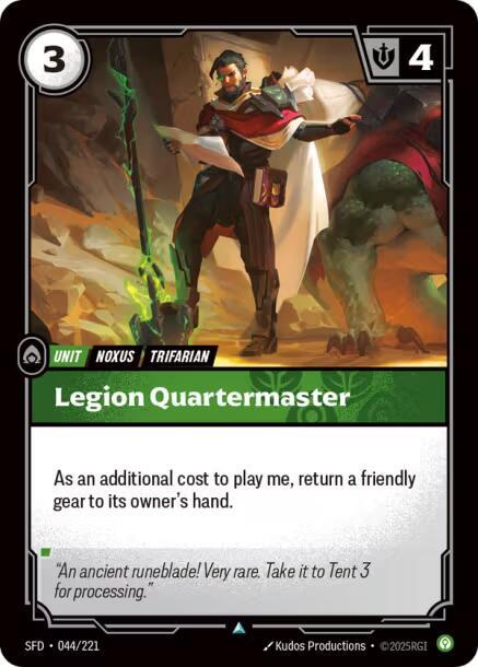 Spiritforged - 044 - Legion Quartermaster - Uncommon - Foil