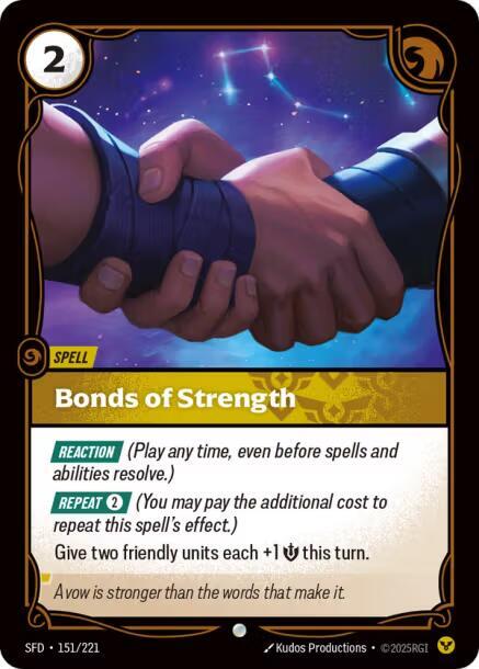 Spiritforged - 151 - Bonds of Strength - Common - Foil