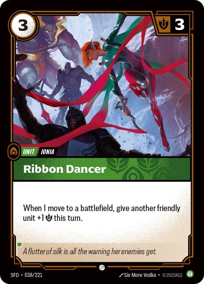 Spiritforged - 038 - Ribbon Dancer - Common - Foil