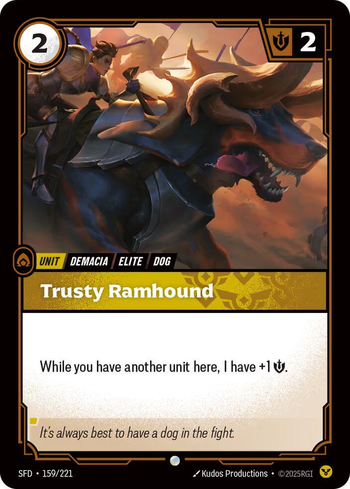 Spiritforged - 159 - Trusty Ramhound - Common - Foil