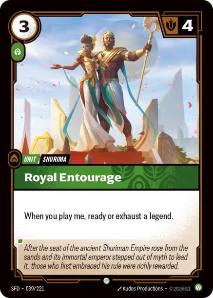 Spiritforged - 039 - Royal Entourage - Common - Foil