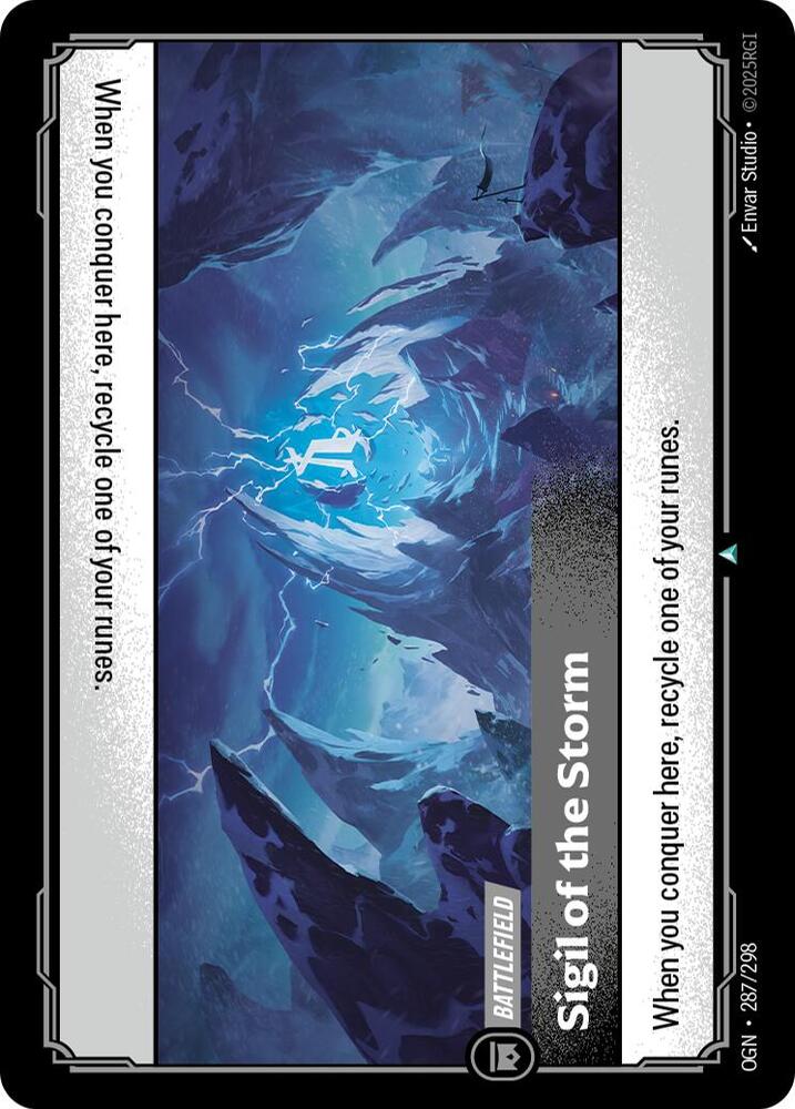 Origins - 287 - Sigil of the Storm - Uncommon - Foil