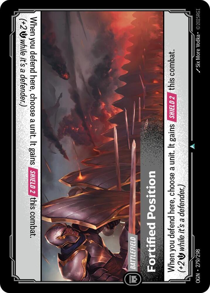 Origins - 279 - Fortified Position - Uncommon - Foil