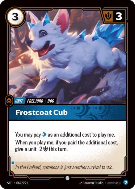 Spiritforged - 067 - Frostcoat Cub - Common - Foil