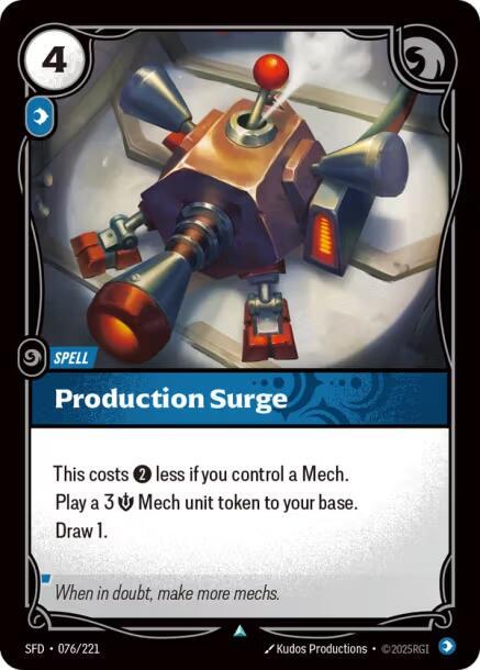 Spiritforged - 076 - Production Surge - Uncommon - Foil