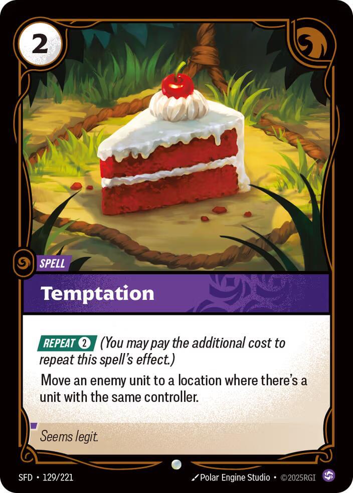 Spiritforged - 129 - Temptation - Common - Foil