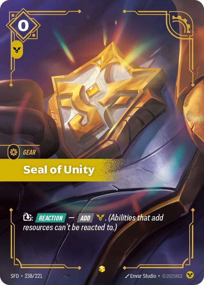 Spiritforged - 238 - Seal of Unity Overnumbered - Showcase