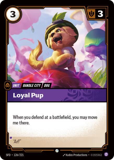 Spiritforged - 126 - Loyal Pup - Common - Foil