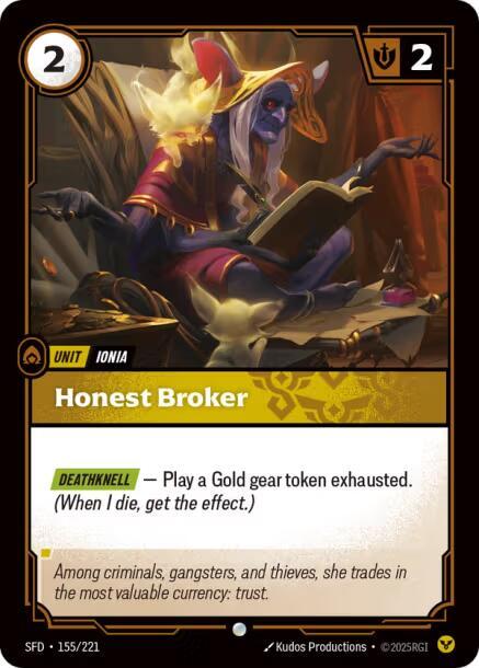 Spiritforged - 155 - Honest Broker - Common - Foil