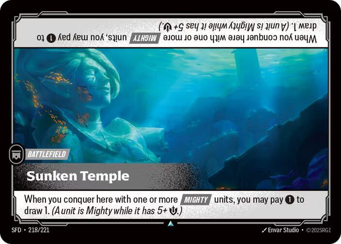Spiritforged - 218 - Sunken Temple - Uncommon - Foil