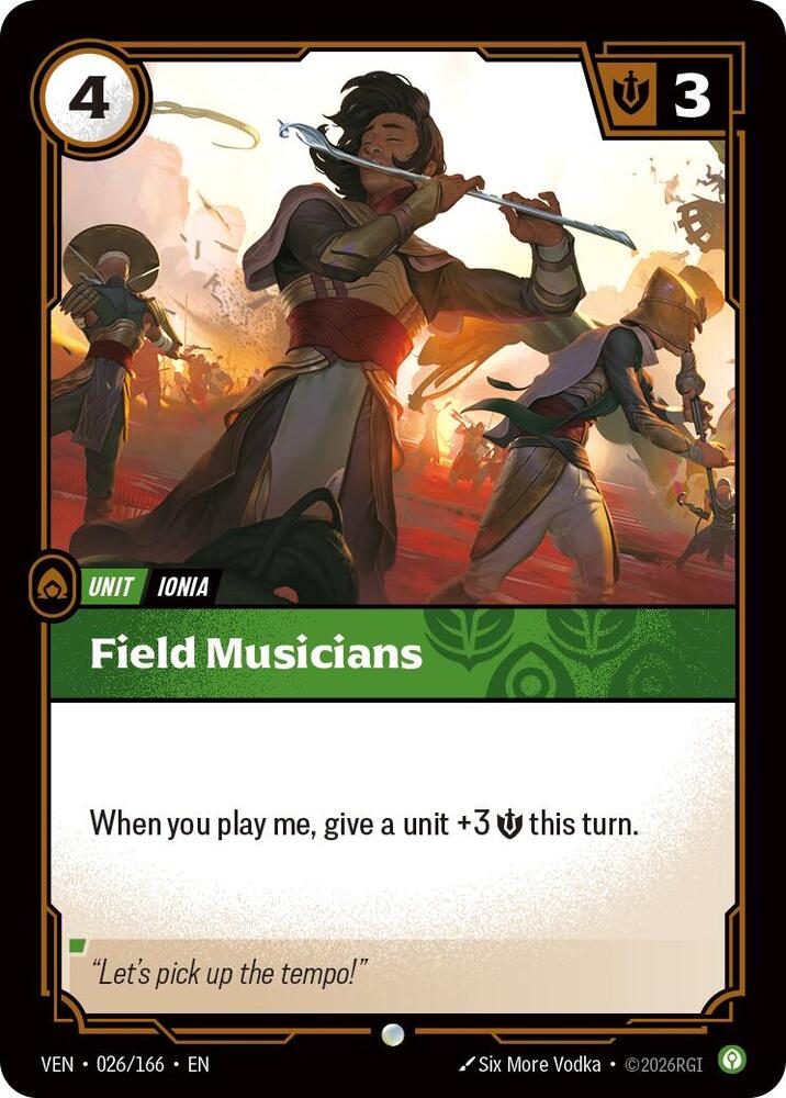 Vendetta - 026/166 - Field Musicians - Common