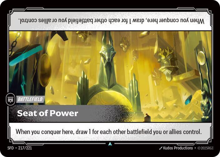Spiritforged - 217 - Seat of Power - Uncommon - Foil