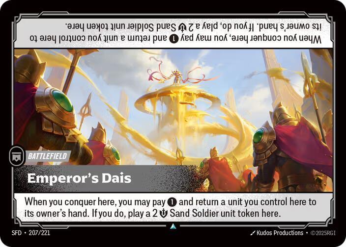 Spiritforged - 207 - Emperors Dais - Uncommon - Foil