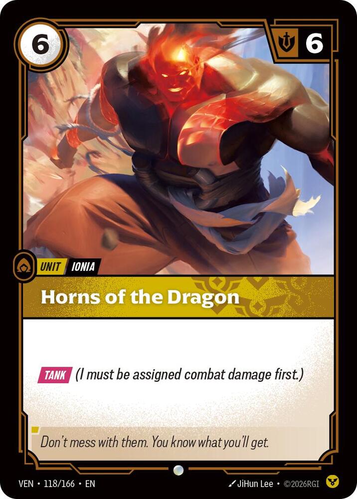 Vendetta - 118/166 - Horns of the Dragon - Common