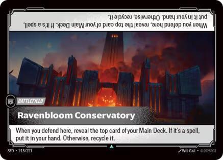 Spiritforged - 215 - Ravenbloom Conservatory - Uncommon - Foil