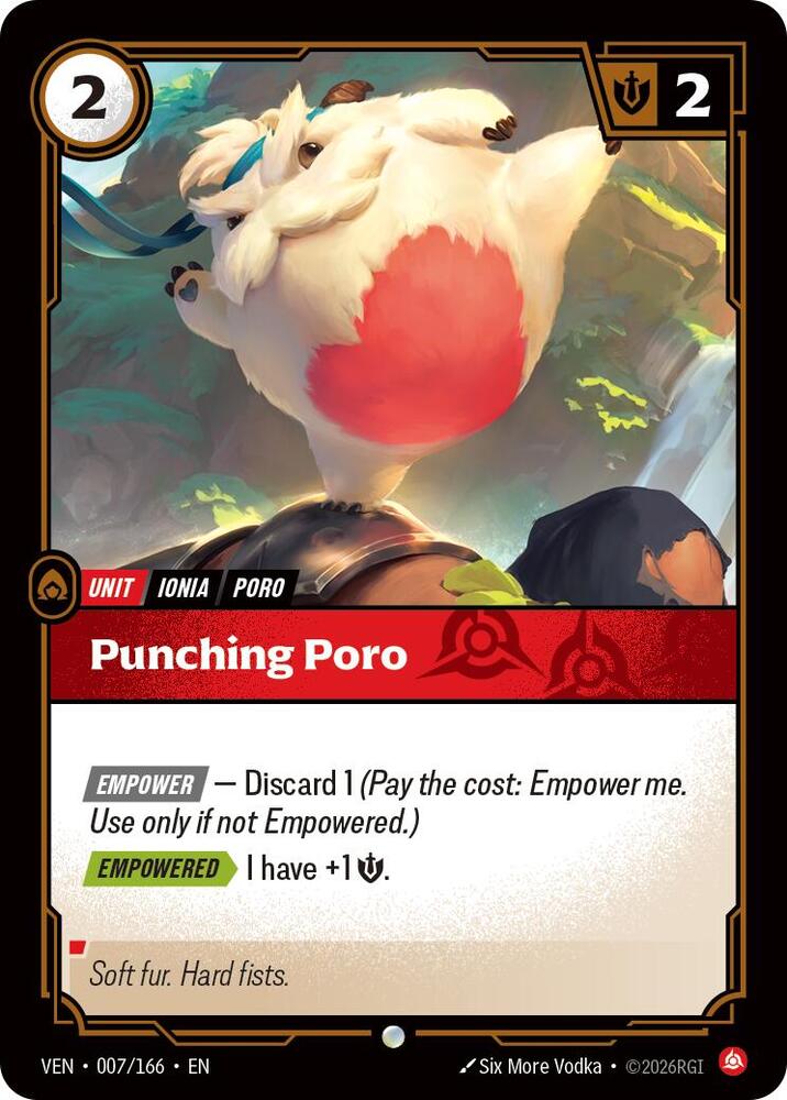 Vendetta - 007/166 - Punching Poro - Common