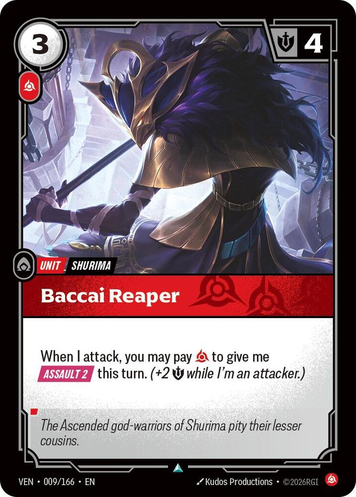 Vendetta - 009/166 - Baccai Reaper - Uncommon