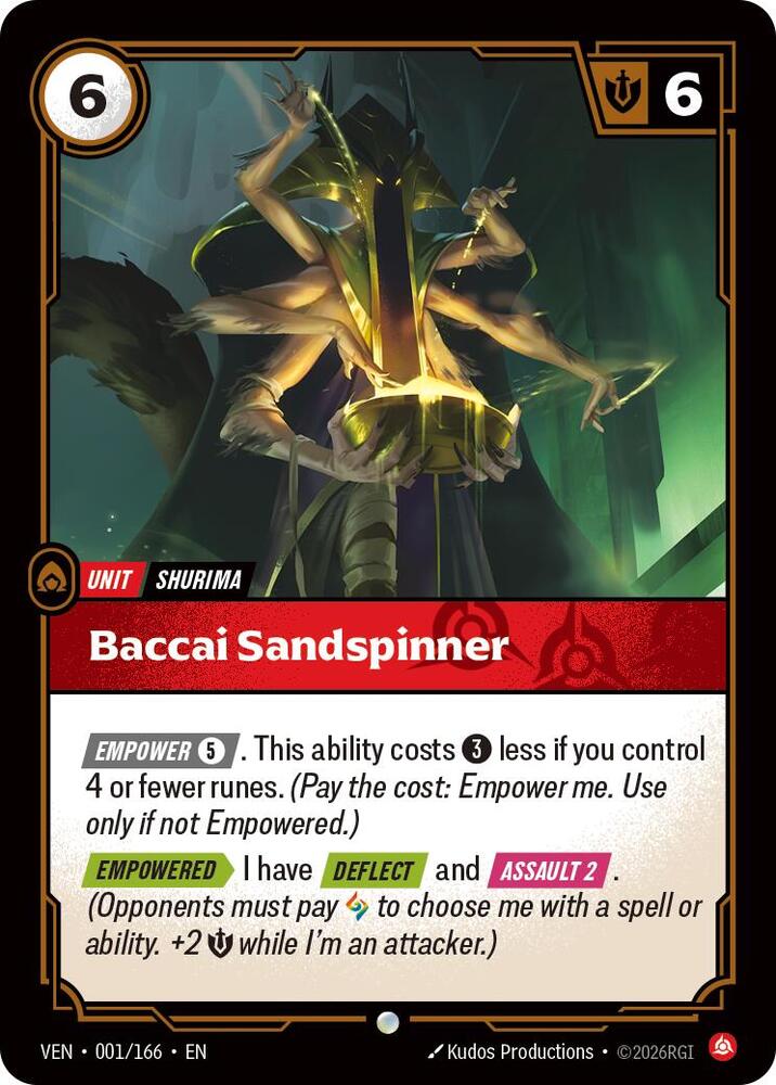 Vendetta - 001/166 - Baccai Sandspinner - Common