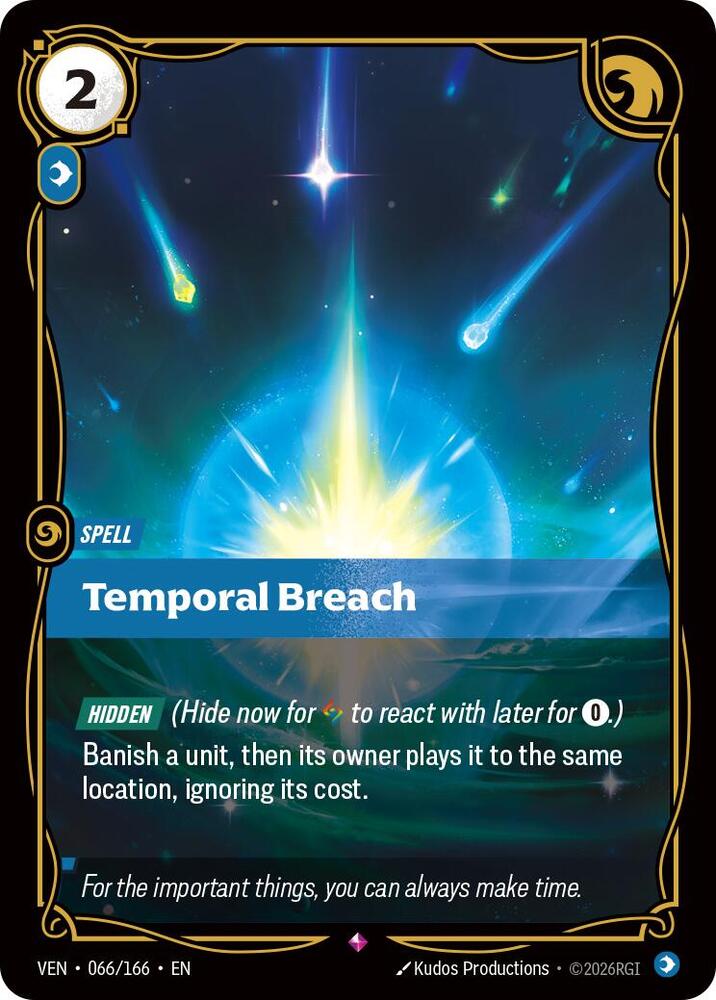 Vendetta - 066/166 - Temporal Breach - Rare - Foil
