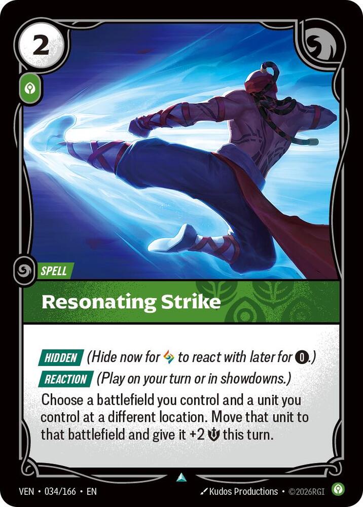Vendetta - 034/166 - Resonating Strike - Uncommon
