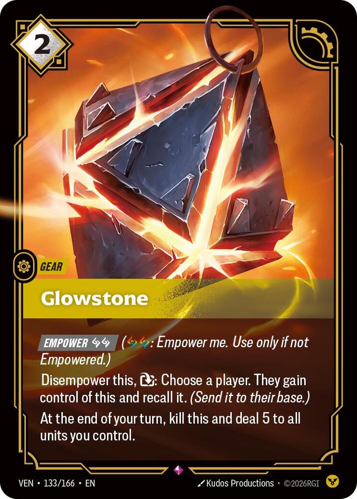 Vendetta - 133/166 - Glowstone - Rare - Foil
