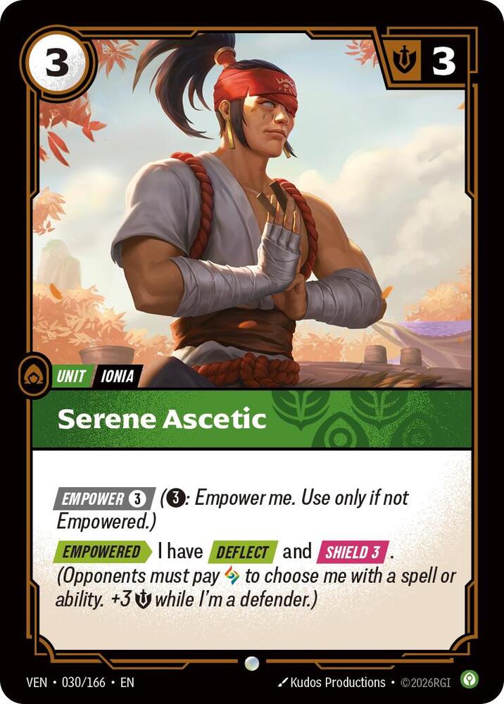 Vendetta - 030/166 - Serene Ascetic - Common