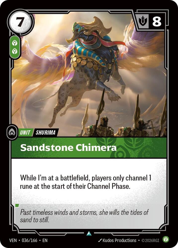 Vendetta - 036/166 - Sandstone Chimera - Uncommon