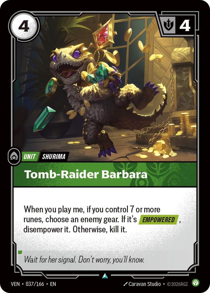 Vendetta - 037/166 - Tomb-Raider Barbara - Uncommon