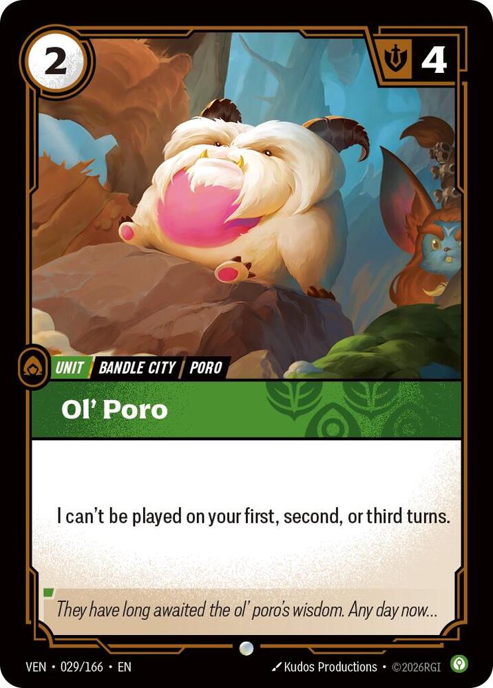 Vendetta - 029/166 - Ol' Poro - Common
