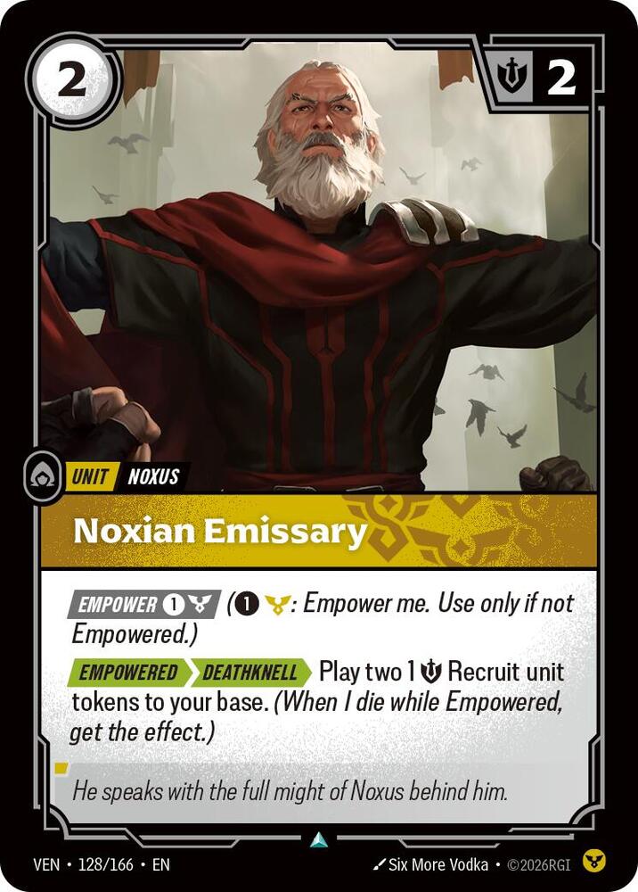 Vendetta - 128/166 - Noxian Emissary - Uncommon