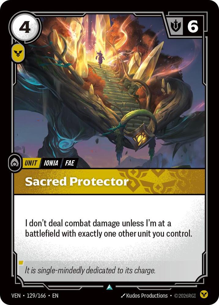 Vendetta - 129/166 - Sacred Protector - Uncommon
