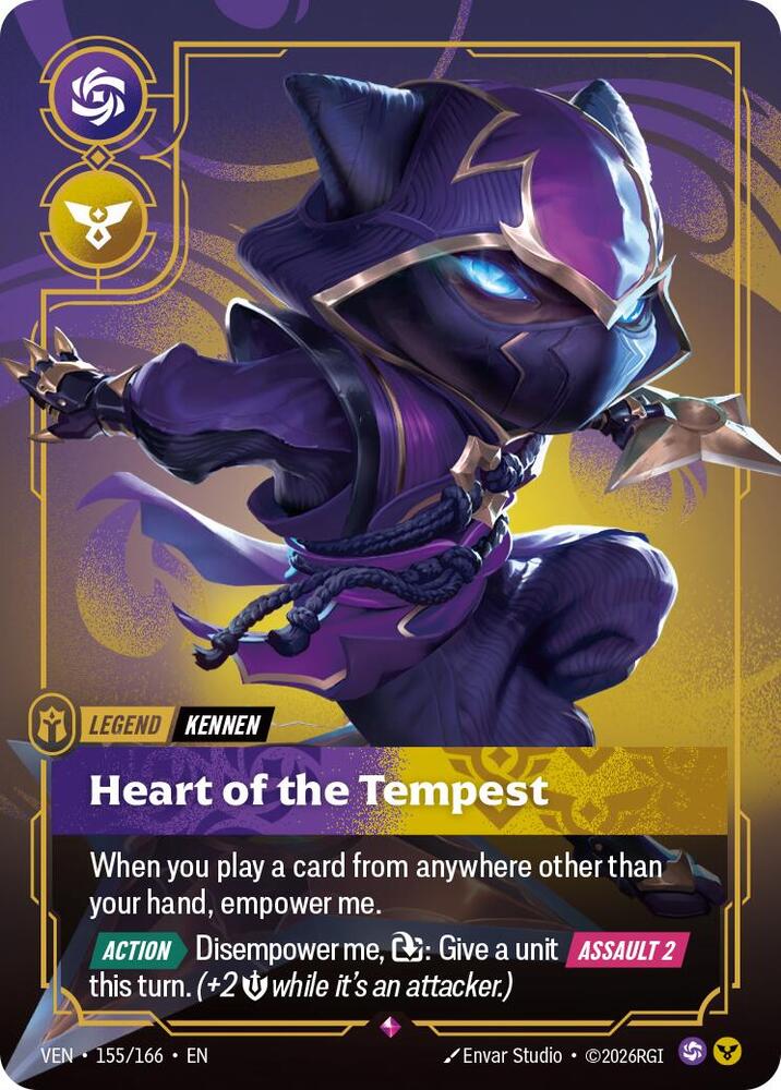 Vendetta - 155/166 - Kennen, Heart of the Tempest - Rare - Foil