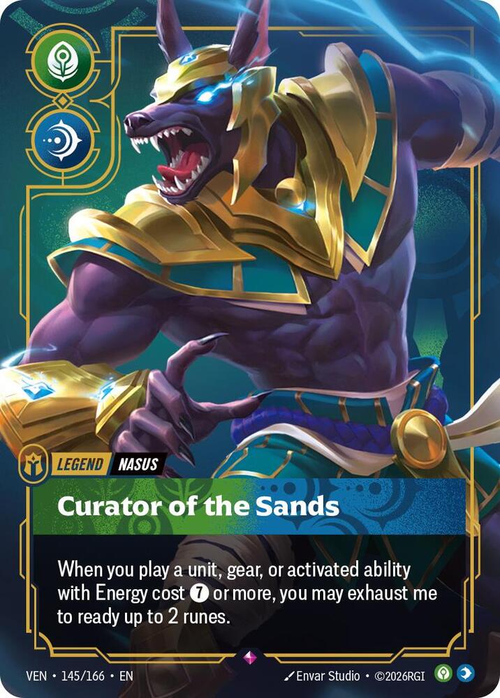 Vendetta - 145/166 - Nasus, Curator of the Sands - Rare - Foil