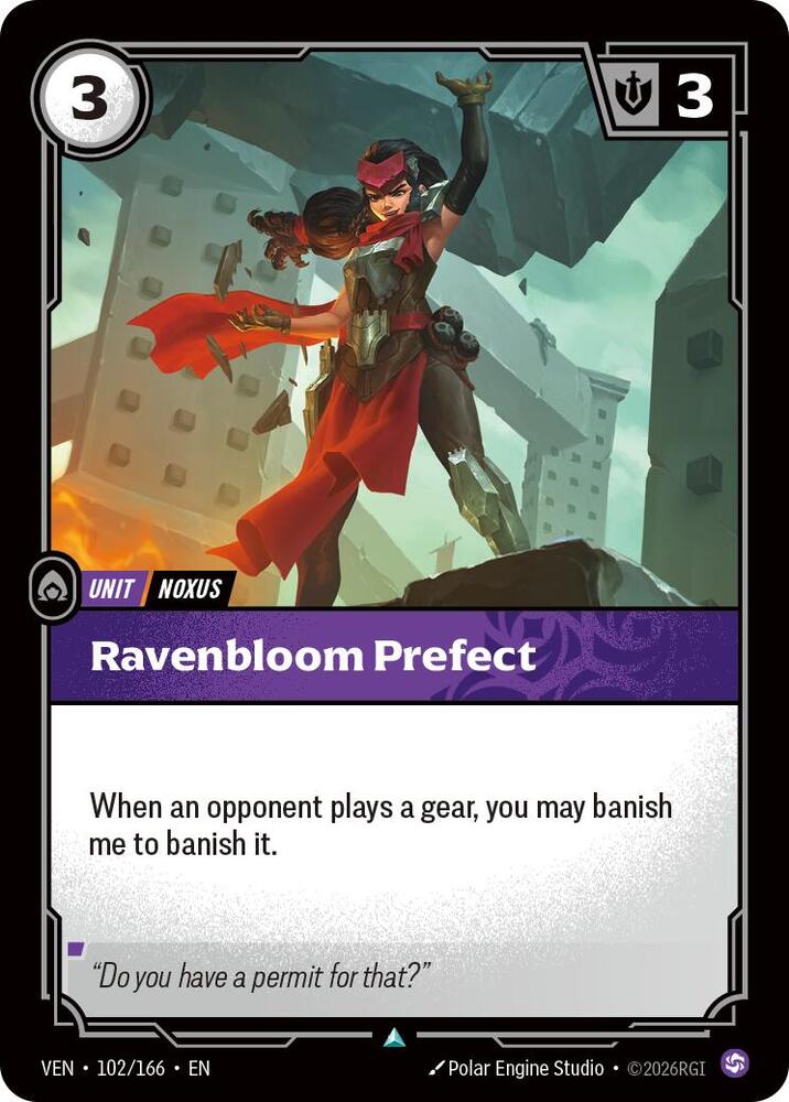 Vendetta - 102/166 - Ravenbloom Prefect - Uncommon