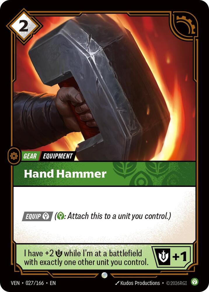 Vendetta - 027/166 - Hand Hammer - Common