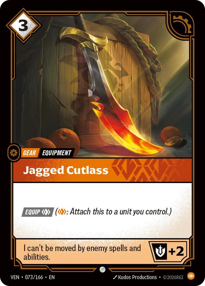 Vendetta - 073/166 - Jagged Cutlass - Common