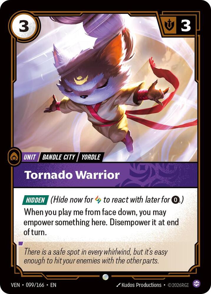 Vendetta - 099/166 - Tornado Warrior - Common
